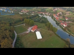 Aluminium Bingkai Bentuk Tenda Pesta Besar Untuk Acara Perjamuan Luar Ruangan Dengan Dinding Samping