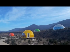 Glamping Luxury Outdoor PVC Dome Hotel House Dome Tent Half Dome Tent Untuk Aktivitas