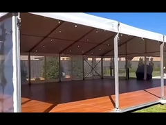 Aluminium Alloy Sports Hall Tent Dengan Cover Kain PVC Lapisan Ganda Tenda Besar Jelas