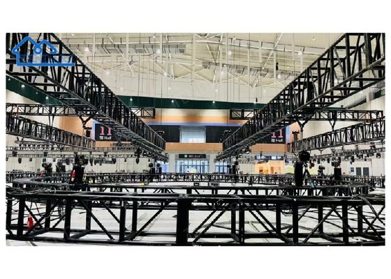 Beli Sambungan Baut Bagian 2m Rangka Panggung Aluminium 6061-T6 Bentuk Persegi Aluminium untuk Panggung Konser pembuatan online