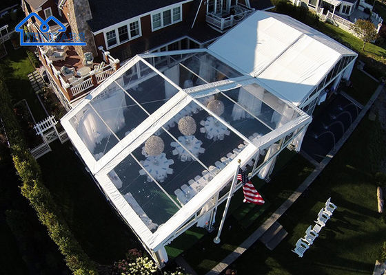 Beli Tenda Marquee Transparan Besar Heavy Duty Outdoor Wedding Ceremony Tent Event Shelter Waterproof online manufacture
