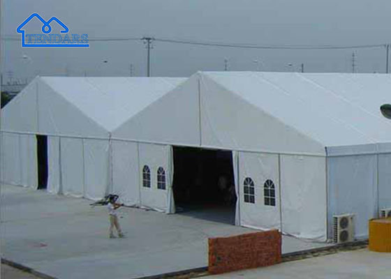 Beli Tahan angin 8x10m Tenda Marquee Tugas Berat Galvanis Baja Lapisan Ganda Tempat perlindungan untuk Fungsi Perusahaan pembuatan online