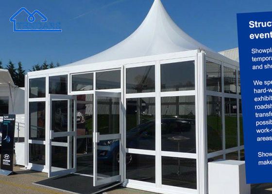 Beli Kustom Baru PVC 100% Tahan Hujan 3x3m 4x4m 5x5m 6x6m Bingkai Aluminium Tenda Pagoda Tenda pembuatan online