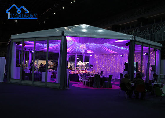 Beli Luxury Wedding Pagoda Tent Heavy Duty Aluminium Alloy Frame Untuk Acara Pesta Clearpan Struktur Tents online manufacture