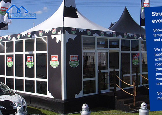 Beli Custom Trade Show Tent Waterproof PVC Double Frame Pameran Pesta Tent online manufacture