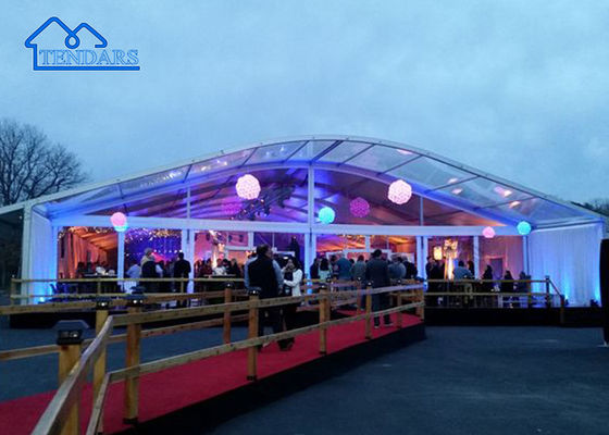 Beli Kerangka paduan diperkuat 10x20m Arcum Tent Fire-Retardant Canopy Clear Span untuk fungsi VIP pembuatan online