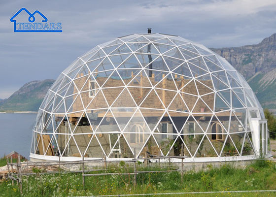 Beli Terisolasi 10m Dia Commercial Dome Tent Galvanized Steel PVC Cover untuk ruang acara pembuatan online