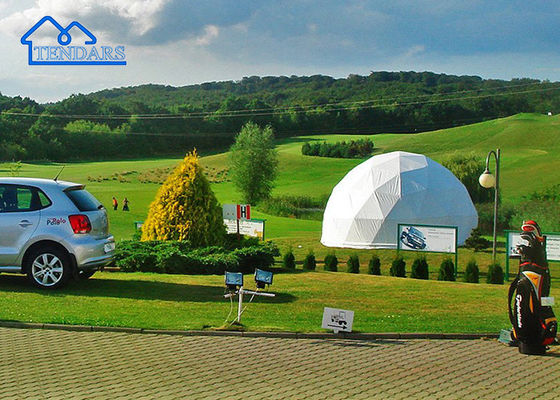 Beli Aluminium Geodesic Komersial Tenda Kubah Pencegahan Kebakaran Untuk Acara Pameran Tenda Kubah Besar online manufacture