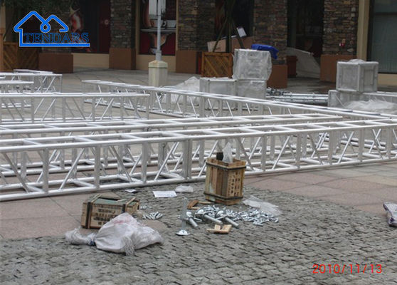 Beli Tangga, Segitiga, Rangka Penerangan Aluminium Persegi, Struktur Komersial Luar Ruangan Rangka Panggung Aluminium pembuatan online