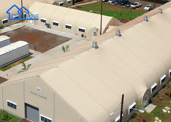 Beli Kerangka baja galvanis 6x6m Curve Tent Fire-Retardant Cover Bentuk streamline untuk fungsi luar ruangan pembuatan online