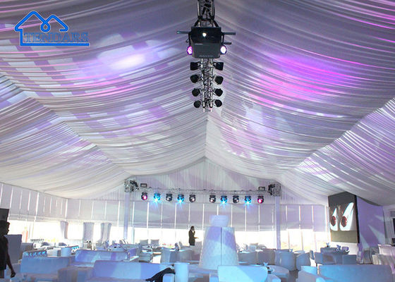 Beli Custom Big Aluminium Alloy Party Wedding Tent Dengan Lining Dan Tirai Untuk Dijual online manufacture