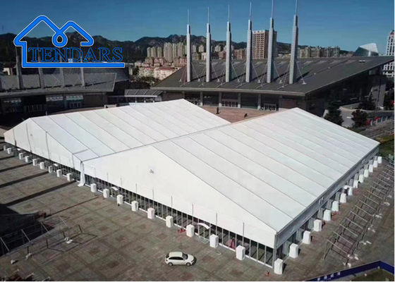 membeli Tenda Pesta Mewah Struktur Aluminium Tenda Komersial Pengaturan Mudah Kanopi Tahan Air pembuatan online