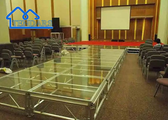 Beli Platform Rangka Panggung Aluminium Transparansi Kustom Untuk Acara Outdoor/Indoor pembuatan online