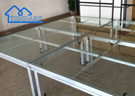 Beli Platform Panggung Lampu DJ 4x4ft Portabel Kustom, Rangka Tangga Segitiga Lengkungan Lingkaran Persegi pembuatan online