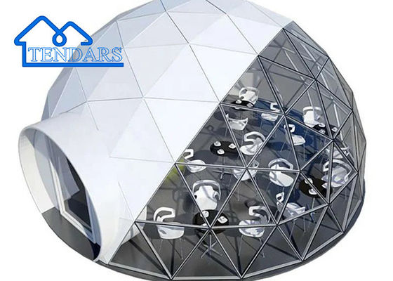 Beli Tenda Kubah Geodesik Hotel Glamping Tahan Air Dan Tahan Api Untuk Resor Rumah Berkemah pembuatan online