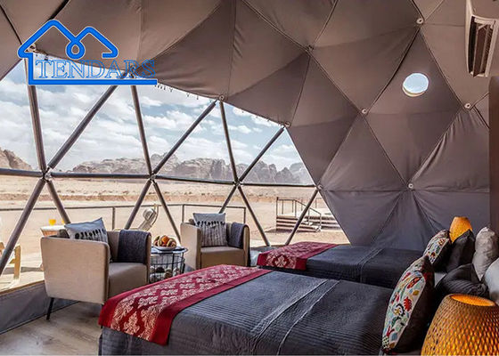 Beli New Design Hotel Polycarbonate Dome Glamping Tent Modular Prefab PC Crystal Bubble Dome Rumah Untuk Resort online manufacture
