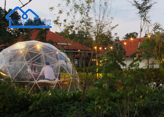Beli Dan komersial taman kembung di luar ruangan acrylic jelas tenda kubah di luar ruangan struktur komersial pembuatan online