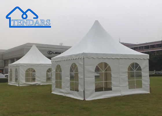 Beli 3X3 5X5 6X6 Baja Aluminium Putih Pvc Pagoda Marquee Tent untuk pesta, acara, pameran, pernikahan, olahraga dll online manufacture