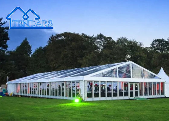 Beli Customized Outdoor Large Marquee Tent Struktur untuk 100 Orang 500 Orang DIN4102 Heavy Duty Commercial Tents Untuk Dijual online manufacture