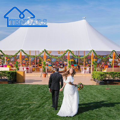 Beli UV-Resistant Cocktail Party Marquee Tent Heavy-Duty Aluminium Frame All-Weather Protection Canopy Structure pembuatan online