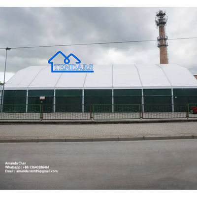 Beli Tenda Luar Ruang Transparan Desainer Cantik Tenda Arcum Sports Hall Dengan Lapisan Atap online manufacture