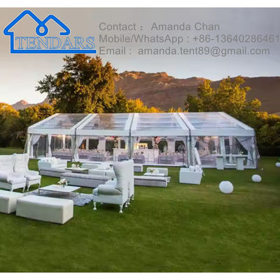 Beli Nyaman Aluminium Frame Wedding A Shape Tent/A Frame Transparent Marquee Tent online manufacture