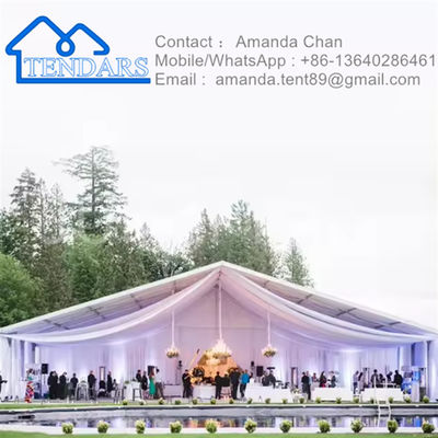 Beli Cuctom Rproof Fireproof Wind Resistant Canopy Marquee Event Party Wedding Tent Event Marquee Tent pembuatan online