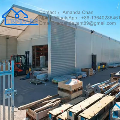 Beli 12x20m Waterproof PVC Cover Warehouse Storage Tent Galvanized Steel Wind-Resistant untuk tempat perlindungan industri pembuatan online