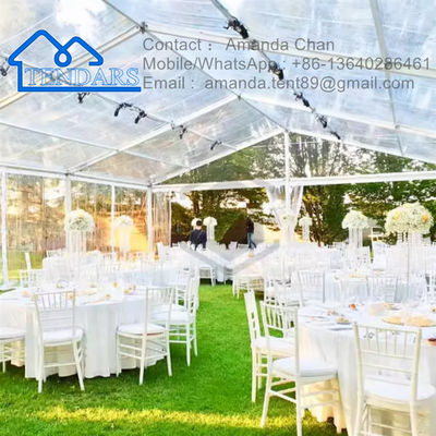 Beli Big Clear Transparent Pvc Custom Outdoor Wedding Hall Marquee Event Party Tent online manufacture