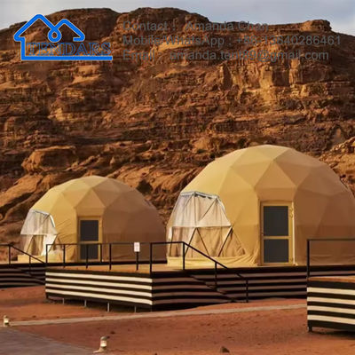 Beli Tenda Pameran Dagang Igloo Kubah Geodetik Struktur Baja Tenda Camping Hotel Glamping Kubah Bulat online manufacture