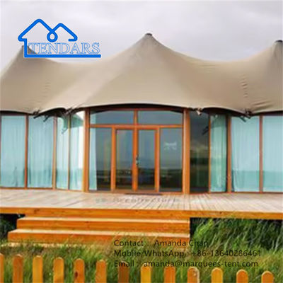 Beli tahan sinar UV Modern Camping House Tent Resort Hotel Tent Untuk Glamping Resort online manufacture