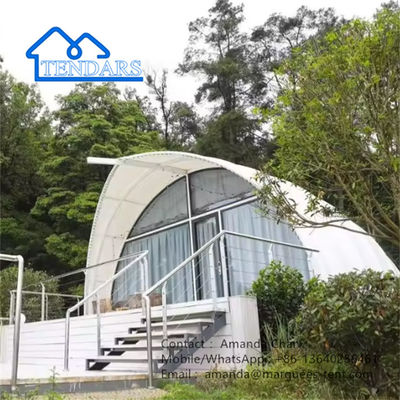 Beli Outdoor Waterproof Luxury Shell Shape Hotel Tent Glamping Beach Resort Tents online manufacture