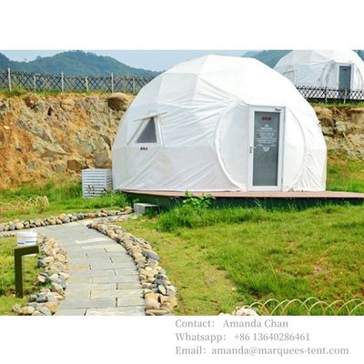 Beli Transparan Konektor Geodetik Disesuaikan Mini Sunroom Glamping Hotel Dome Tent Dengan Kamar Mandi online manufacture