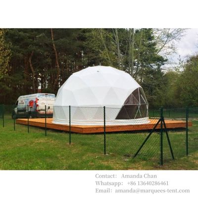 Beli Menerima Logo Disesuaikan Hotel Dome House Glamping Geodesic Dome Tent Dengan PVC Cover Atap online manufacture