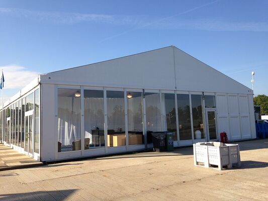Beli Pesta Pernikahan Mercu tanda Tenda Clear-Span Tempered Glass Panel Wall Canopy Struktur pembuatan online