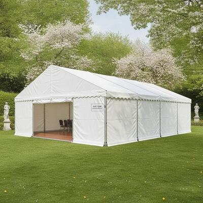 Beli Tenda Tenda Pesta PVC 850gsm Tahan UV Kain Lapis Ganda Struktur Kanopi Daya Tahan Eropa Luar Ruangan Lima Tahun pembuatan online