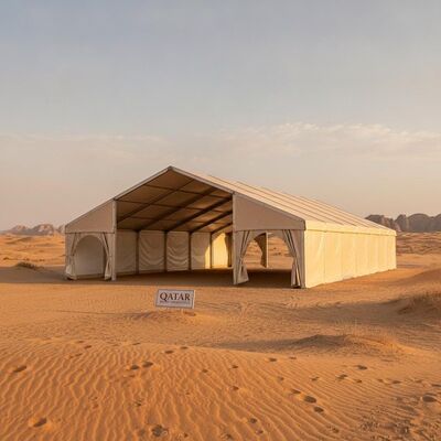 Beli Tenda Tenda Pesta Tugas Berat Struktur Rangka Aluminium Kain PVC untuk Iklim Gurun Qatar pembuatan online