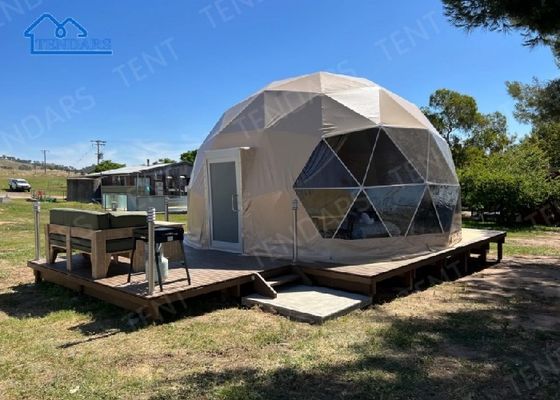 Romantis Eco Glamping Dome Tent, Geodesic Luxury Hotel Tent