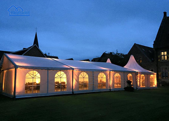 Aluminium Alloy Outdoor Party Besar Tent Fire Retardant Untuk Acara Waterproof Taman Marquee