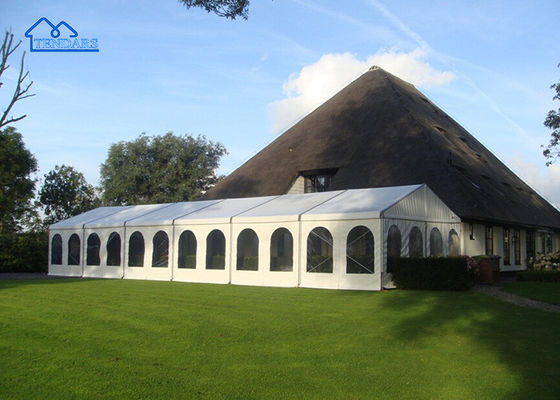 5x8m Waterproof PVC Cover Party Marquee Tent Aluminium Alloy Frame Clear Span Design untuk acara wisuda