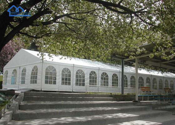 Tenda Marquee Pesta Kain PVC Pencegahan Kebakaran Untuk Stand Bisnis Besar Tenda Taman Untuk Pesta