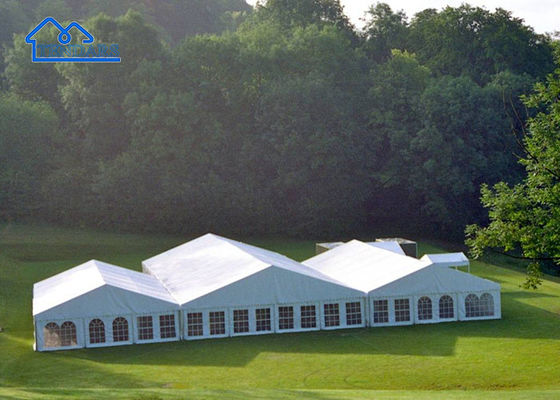 UV-Resistant Anniversary Party Marquee Tents Heavy-Duty Aluminium Frame Removable Sidewall Mega Canopy Struktur