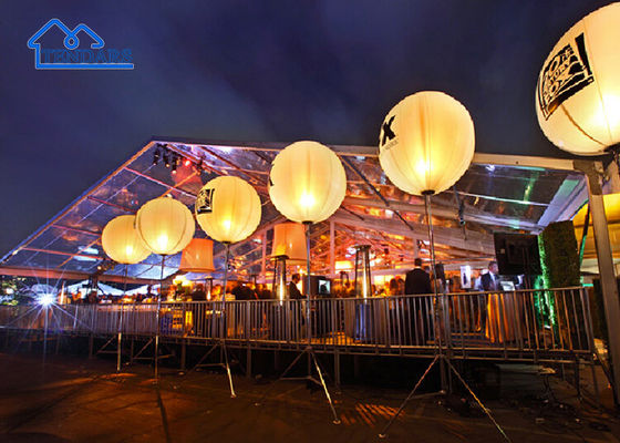 Tenda Tenda Pesta Acara Luar Ruangan Dinding PVC Tahan Api Struktur Kanopi Kustom