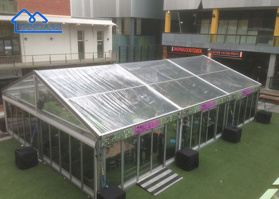 Acrylic PVC atap pernikahan tenda Marquee besar SGS M2 Sertifikasi Heavy Duty Waterproof Event Canopy