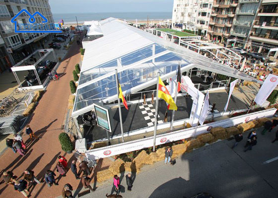Temporary Clear Roof Wedding Marquee Tent Fire Retardant Proof Rot Guest Event Canopy Struktur