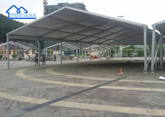 Tenda Kanopi Luar Ruangan Kustom Struktur PVC Tahan Air Bingkai Paduan Aluminium Untuk Acara Tenda Tenda Acara