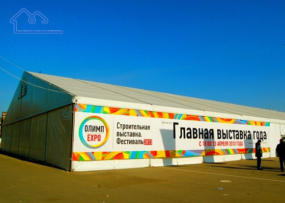 Waterproof / Fireproof / UV Proof Aluminium Drive-Thru Dan Parking Tent Canvas Marquee Tent Untuk Dijual