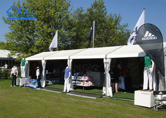 Kapasitas besar elegan putih UV Resistance Party Festival Marquee Tent Untuk acara luar ruangan