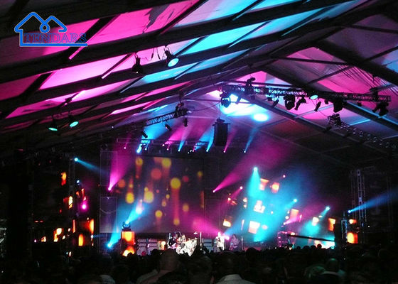 Paduan aluminium, Kain PVC Custom Clear Roof Marquee Marquee Wedding Tent Digunakan Untuk Dijual