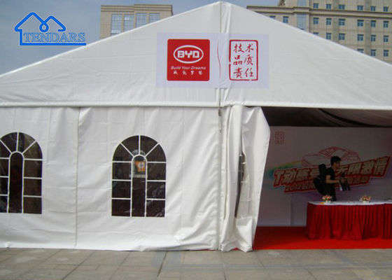 Ketahanan angin, tahan air Pvc Kain Putih Canopy Tent Outdoor Waterproof Party Tent untuk dijual
